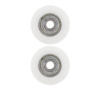 Aumotop Ruedas para Puerta de Invernadero Elite de 30 Mm, Kit Repuesto Resistente para Uso a Largo Plazo, Invernaderos Elite, Viene con Pernos y Tuercas