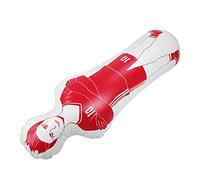 Aumotop Saco De Boxeo De Boxeo Taza Entrenamiento Fútbol Inflable, Maniquí Fácil Usar para Jugadores Fútbol, Material PVC Resistente Al FríO, Rojo O, 40x160 Cm (#1)