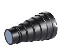Aumotop Snoot para Kit de Iluminación de Fotografía Profesional con Filtro Color, para Fotógrafos, Material Aleación Aluminio