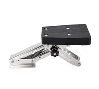 Aumotop Soporte de Motor Fueraborda de Acero Inoxidable Ajustable con 5 Barras Bloqueo para Barco, Soporte Carga Máxima 110 Libras, Se Adapta a la Mayoría los Travesaños