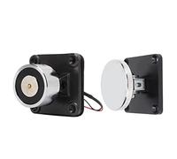 Aumotop Soporte de Puerta de Vidrio Electromagnético contra Incendios Montado en la Pared, Liberación Cierre Manual Aleación Aluminio para Escena Protección contra Incendios