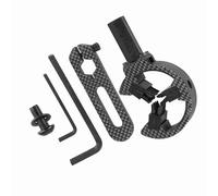 Aumotop Soporte Universal para Flechas con Cepillo para Compuesto, Tiro con Recurvo Marcas de Ajuste de Viento, Material Aleación Ligero y Antideformación, Ideal Tiradores Mano Izquierda y Derecha