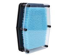 Aumotop Tablero de Arte con Pin 3D, Modelo de Aguja para Aliviar el Estrés Sensorial Duradero para Niños Autistas y Adultos Decoración del Hogar, Color Azul Claro (21x17,5x5,5 cm/8,3x6,9x2,2 pulgadas)