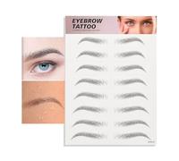 Aumotop Tatuaje Tipo Pelo 3D, Pegatinas para Cejas, Parche para Cejas Resistente a la Transferencia Impermeable Uso Diario (147)