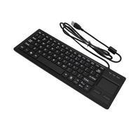 Aumotop Teclado USB Mecánico Industrial Resistente Al Agua con Panel Táctil para Implementación Marina