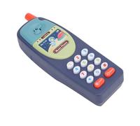 Aumotop Teléfono de Juguete para Niños Pequeños con Música, Simulación y Teléfono Celular Educativo de Aprendizaje para Bebés Realistas, Desarrollo Habilidades Prácticas, Material Seguro (Azul oscuro)