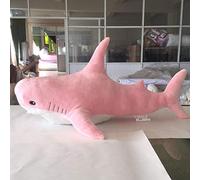 Aumotop Tiburón de Dibujos Animados Grande de 45cm, Juguete Peluche, Muñeco Suave y Cómodo para Niños, Niñas, Cumpleaños, Navidad, Día San Valentín, Ideas Regalos (Rosa)