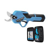 Aumotop Tijera Podadora Eléctrica Inalámbrica, Hoja de Alta Resistencia, Potente Cortador de Ramas para Viñedos, Batería Recargable USB Incluida, Negro/gris