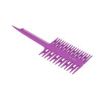 Aumotop Tinte para el Cabello, Tinte para Colorear, Herramientas de Peinado, Peine Teñir el Cabello ABS Salón y Uso Doméstico, Blanco, 8,46x2,95 Pulgadas (Púrpura)