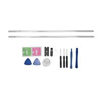 Aumotop Tiras de Pies de Parachoques Goma Primera Calidad, Antideslizantes, Duraderas, Fuertes, Fácil Instalación para Laptop Studio 14,4 Pulgadas con Kit Herramientas (Gris)