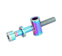 Aumotop Tornillo de Tija de Sillín Bicicleta Aleación Titanio Duradero y Precisión M5x30 para Excelentes Piezas Repuesto Bricolaje para Bicicleta (#6)