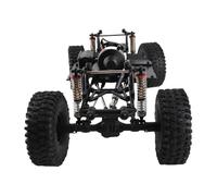 Aumotop Viga de Marco de Chasis AXIAL SCX10 II Primera Calidad con Marco Metal y Construcción Acero Endurecido, Amortiguadores Metal para un Uso Duradero, Entusiastas los Camiones RC