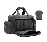 AUMTISC Fundas de Pistola Blandas Bolsa de Pistola táctica Deluxe Acolchado Campo de Tiro de Pistola Bolsas de Campo de Tiro de Caza Gris