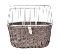 Aumüller Fahrrad-Tierkorb con Soporte, L:52CM - Montaje de Maletero - Vintage