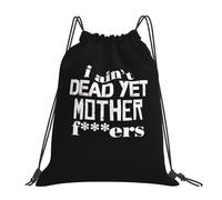 Aún No Estoy Muerto Unisex Bolsa De Deporte Plegable Mochila Con Cordón Con Cordón Mochila De Cuerdas Para Yoga Playa Senderismo