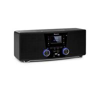 auna Stockton Microcadena estéreo - 20W máx. (2X 5W RMS), Dab+, sintonizador de Radio FM, función RDS, Reproductor CD, Bluetooth, Puerto USB, AUX-IN, Pantalla OLED, X-Bass, EQ, Temporizador