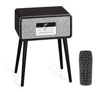 Auna Tocadiscos de Vinilo Vintage Con Altavoces Estéreo, Bluetooth, CD y USB - Reproductor Retro Con Potente Sistema de Sonido y Radio DAB+/FM