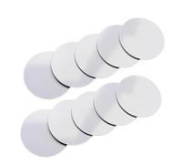 Aundhegrtt 10PCS Etiqueta CUID NFC Moneda de 25mm Etiqueta Electrónica NFC 13.56MHz Tarjeta Redonda RFID Moneda Tarjeta IC Tarjeta Reescribible TAG-503