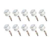 Aundhegrtt 10X Mini Interruptor de Luz con Sensor de Movimiento 110-220V Sensor PIR Detección Inteligente Retardo de Tiempo Detector de Inducción Infrarrojo Ajustable