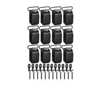 Aundhegrtt 12 Piezas de Pinzas para Colgar Tapices de Alta Resistencia, Clips de Pared Antideslizantes para Colgar Alfombras, Pinturas y Exhibidores Textiles en la Pared