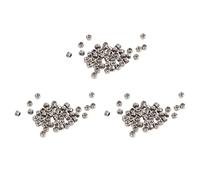 Aundhegrtt 150Pcs Tuercas de Bloqueo Hexagonales de Inserción de Nylon Autobloqueantes Chapadas En Zinc M2