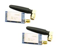Aundhegrtt 2 Piezas -LORA-01 Módulo Inalámbrico Lora Comunicación de Puerto Serie TTL SX1278 Módulo Inalámbrico 410-441MHZ 3000M