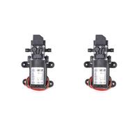 Aundhegrtt 2 Uds Interruptor de Flujo Automático 6L/Min DC12V 70W 130PSI Bomba de Agua de Diafragma Automático Autocebantes, Recto