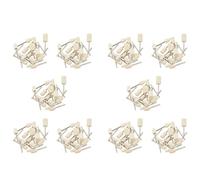 Aundhegrtt 200Pc Fieltro de Lana Montada Mandril Pulido Pulido Muelas Bits Grinder Cabeza del Reloj de la Joyería Polaca Rotary Herramienta de Los Accesorios de Fijación - 1/8 Pulg de la Caña