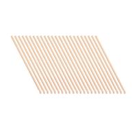 Aundhegrtt 24 Piezas de Moldura Decorativa de Madera con Cuentas, Media Moldura de Madera con Bobina de 15,7 Pulgadas, Moldura Decorativa 3D Sin Acabado, Pintable
