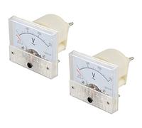 Aundhegrtt 2X 85L1 AC 0-300V VoltíMetro de Medidor de Panel de Aguja Analógico
