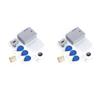 Aundhegrtt 2X Cerradura ElectróNica RFID para Gabinete, Cerradura ElectróNica Oscura Oculta DIY para Armario de Madera, CajóN, Zapatero, Cerradura para CajóN