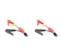 Aundhegrtt 2X con Conector de Clavija EC5, Cable de Salto de BateríA de Emergencia, Pinzas de Cocodrilo, Clip para Arrancador de BateríA de Coche, Puente de Pinza de Cocodrilo