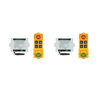 Aundhegrtt 2X DC12V 24V 36V 4CH Control Remoto Inalámbrico Interruptor de Luz LED Salida de Relé Radio Transmisor A Prueba de Agua 433MHz Receptor