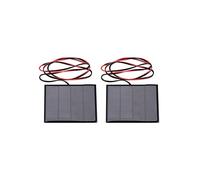 Aundhegrtt 2X Mini Cargador de Módulo de Celda Pequeña de Panel Solar de 1.5W 12V con Cable de 1M