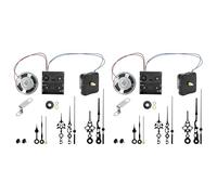 Aundhegrtt 2X Reemplazo de Mecanismo de Reloj de Campana, con Disparador de Hora con Melodía y 3 Manecillas para Reparación de Reloj de Abuelo Vintage.