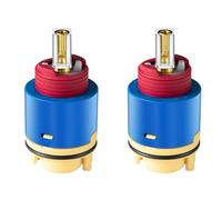 Aundhegrtt 2X Reemplazo del Núcleo de Ducha JH02BJ HL-40, Cartucho de Equilibrio de Presión de Cerámica de 40 mm, para Válvula de Grifo de Bañera y Ducha