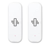 Aundhegrtt 2X Sensor de VibracióN Inteligente Zigbee, DeteccióN, NotificacióN de la AplicacióN Tuya Smart Life, Alarma de VibracióN de Movimiento en Tiempo Real, Hogar Inteligente