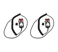 Aundhegrtt 2X Universal Cnc 4 Mpg Colgante Rueda de Mano 100 Pulse 5V & Parada de Emergencia Enrutador CNC Rueda Manual 4Axis Tipo