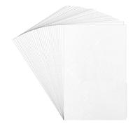 Aundhegrtt 30 Piezas 3D 3mm Hojas de Espuma EVA Puffy para Manualidades y Artes de Bordado, Costura A Mano, Proyectos de DIY Blancas