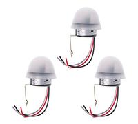 Aundhegrtt 3X Automático Encendido Y Apagado Fotocélula Interruptor de Lámpara de Luz de Calle C AC 220V 50-60Hz 10A