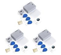 Aundhegrtt 3X Cerradura ElectróNica RFID para Gabinete, Cerradura ElectróNica Oscura Oculta DIY para Armario de Madera, CajóN, Zapatero, Cerradura para CajóN