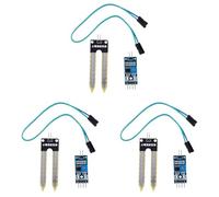 Aundhegrtt 3X Sensor de Humedad del Módulo de Detección de Higrómetro de Suelo FC-28 DC 3.3V-5V