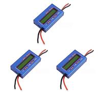 Aundhegrtt 3X Vatímetro Digital Medidor de Vatios Medidor de Potencia DC 60V 100A Comprobador de Batería de Voltaje de Equilibrio