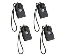 Aundhegrtt 4 Piezas Camping Travel Portable Mini PIR Sensor de Movimiento Infrarrojo Detector Alarma 120DB InaláMbrico Seguridad para el Hogar Antirrobo