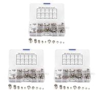 Aundhegrtt 450 Piezas Insertos de Reparación de Hilo M3 M5 M6 M8 de Acero Inoxidable Heli Bobina de Reparación de Hilo de Inserción de Alambre Surtido de Inserto de Hilo