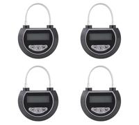 Aundhegrtt 4X Bloqueo de Tiempo Electrónico Contenedor de Bloqueo de Temporizador Contenedor de Bloqueo de Tiempo Multifunción para Juguetes Negro