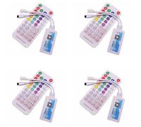 Aundhegrtt 4X Controlador Inteligente RGB de MúSica Inteligente Bluetooth SP611E para WS2812B SK6812 WS2811 Tira de Cinta LED RGB Direccionable