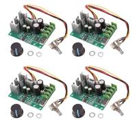 Aundhegrtt 4X DC 6-60V 30A Ajustable LED Regulador de Velocidad del Motor Digital PWM Controlador de Velocidad del Motor DC 12V 24V 36V 48V