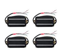 Aundhegrtt 4X Fonocaptor de Alto Salida Doble Carril Caliente Humbucker Fonocaptor de CeráMica para Guitarra EléCtrica Humbucker