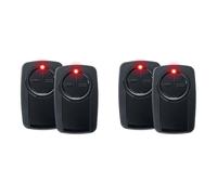Aundhegrtt 4x Klik5U-Bk2 Klik3U- Abridor de Puerta de Garaje Universal de 2 Botones para BotóN de Aprendizaje o Interruptor DIP Rojo/Naranja/PúRpura/Verde/Amarillo